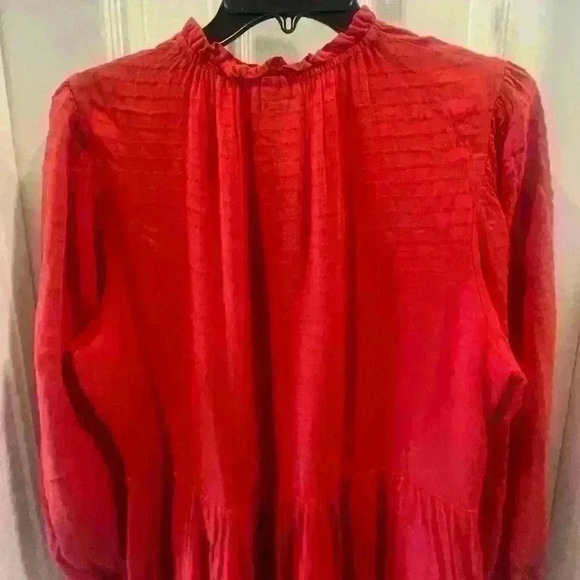 Universal Threads red dress with high neck. Size Small. Worn one time. - Picture 6 of 7
